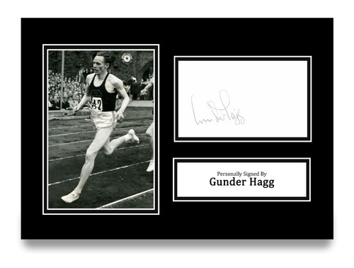 Gunder hagg firmato - hagg, a4